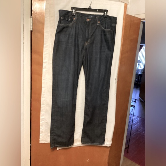 LUCKY BRAND  VINTAGE STRAIGHT JEANS SZ 36x32 - Picture 2 of 8